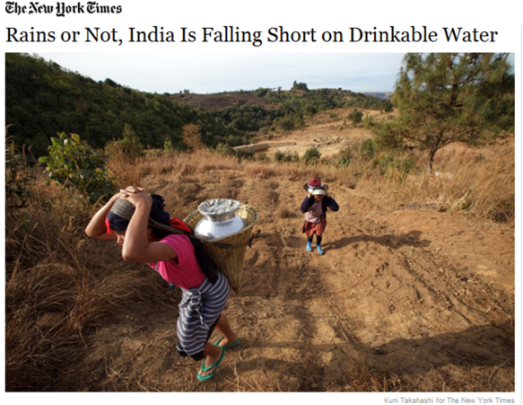 NY Times drinkable water March 2013