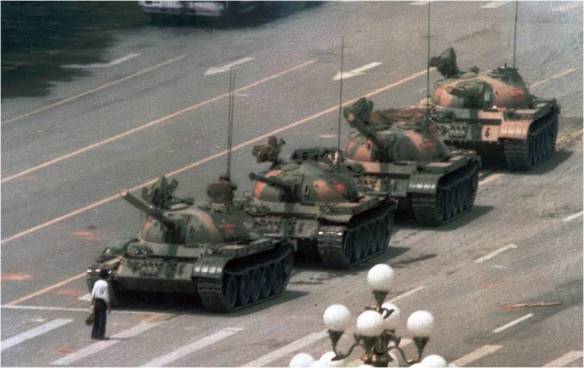 Tiananmen Square tank man