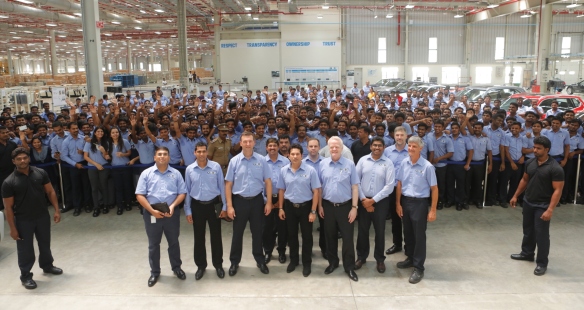 Sachin Tendukar with BMW Plant Chennai associates